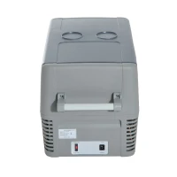 Outsunny Car Refrigerator - Portable 12v / 24v Electric Icebox Freezer (35 Quart)(m-6)