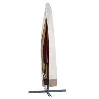 Outsunny Patio Outdoor All-Weather Protective Umbrella Cover Zipper Waterproof Fits 10 ft to 13ft Parasol(m-4)