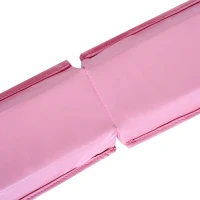 Soozier 8' Folding Stable PU Leather Gymnastics Floor Balance Beam - Pink(m-11)