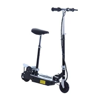 Aosom Black High-Powered 120W Motorized Kids Folding Electric Scooter(m-1)