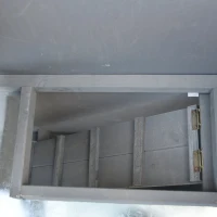 PawHut Solid Wood Double Rabbit Hutch with 2 Large Main Rooms and Firm Cage - Grey(m-9)