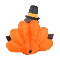 HomCom 3.5ft Outdoor Thanksgiving Inflatable - Mega Pilgrim Turkey(m-6)