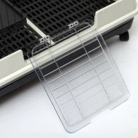 PawHut 32" Indoor Rabbit Cage Small Animal House Habitat with Wheels(m-11)