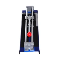 HomCom 32” Heavy Duty Ceramic Tile Cutter - Blue/Red(m-4)