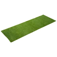 Outsunny 3-Piece 10' x 3' Artificial Turf Grass with Simulated Look & Feel UV Protection, & Drain Holes for Rain, 1.25" Height(m-5)