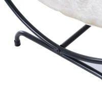 Pawhut 26” Modern Elevated Cat Bed - Black/White(m-9)