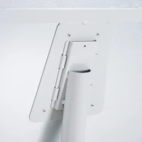 Vinsetto 28" x 40" Magnetic Height Adjustable Rolling Whiteboard Easel with Wheels(m-10)