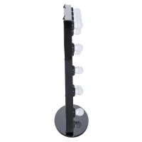 HomCom LED Lighted Make-Up Vanity Mirror - Black(m-9)