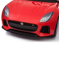 Aosom 12V Jaguar F-Type SVR Kids Battery Powered Ride On Car with Parent Remote Control - Red(m-9)