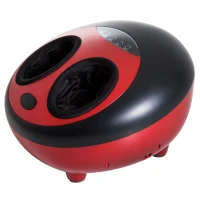 HomCom Multi Function Relaxing Kneading Heated Shiatsu Calf Foot Massager - Red(m-1)