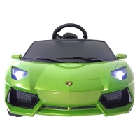 Lamborghini Aventador Kids 6v Electric Battery Powered Ride On Toy Car with Parent Remote Control - Green(m-3)