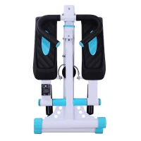 Soozier Adjustable Twist Gym Stepper  w/ Handle Bar and LCD Monitor(m-13)
