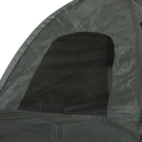 Outsunny Portable 1 Person Raised Camping Tent Cot Combination for Fishing and Hunting - Green(m-12)