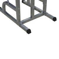 Soozier 80" Full Body Fitness Gear Power Tower Home Gym Fitness with Adjustable Sit-Up Bench(m-14)