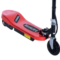 Aosom 120W Kids Folding Electric Scooter with LED Lights - Red(m-5)