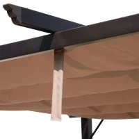 Outsunny 10' x 13' Outdoor Pergola Gazebo, Backyard Sunshade Canopy Cover(m-9)