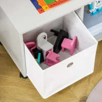 HOMCOM Kids Shelf /w Cubes, Cubby Storage for Kids(m-8)
