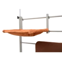 PawHut 9FT Adjustable Multi-Level Cat Climber Climbing Tree Tower Scratcher Post Steps - Brown(m-8)