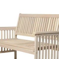 Outsunny 46" Acacia Wood Outdoor Patio Garden Bench(m-8)