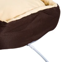 Pawhut 16" Indoor Electric Heated Round Dog Bed(m-9)