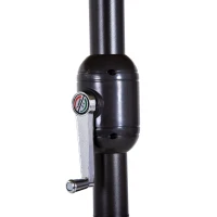 Outsunny 15' Double Sided Market Patio Umbrella, Steel Outdoor Shade Canopy for Garden and Poolside, Tan(m-8)