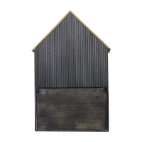 Stratton Metal and Wood House Wall Shelf(m-4)