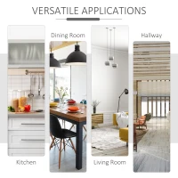 HomCom Wood Stainless Steel Portable Kitchen Island Cart on Wheels - Gray(m-7)