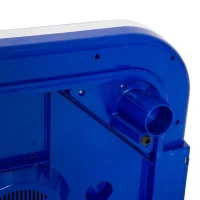 Soozier 40" Mini Ice Hockey Table Tabletop Game for Kids Sportcraft Air Hockey Table - White/Blue(m-10)