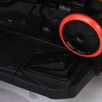 Aosom Electric Child Ride On Motorcycle 6V Battery Powered Motorbike with Training Wheels, for 3-8 Years Old Kids - Red(m-7)