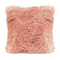 Stratton Pink Faux Fur Pillow(m-1)