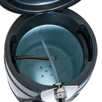 HOMCOM 5 Liter Mini Kegerator Beer Cooler Dispenser Portable -Black(m-5)