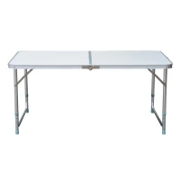 Outsunny 48" Aluminum Camping Folding Camp Table w/ Carrying Handle(m-2)
