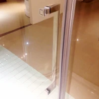 Kleankin 35.5"x35.5"x74.75" Aluminum Sliding Glass Room Elegant Conered Shower Enlosure(m-5)