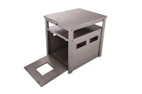 New Age Pet Jumbo LitterLoo Litter Box Cover/End Table - Grey(m-6)