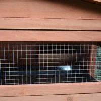 PawHut 62" Wooden Outdoor Rabbit Hutch with Detachable Run and Elevated Main House(m-15)