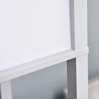 HOMCOM 3-Tier Floor Lamp, Standing Reading Light with Storage Shelves for Living Room, Bedroom, or Dining Room, Grey(m-11)