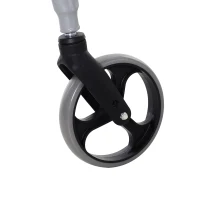 HOMCOM Aluminum Rollator Walker for Seniors Get Outside with 4 Large Wheels & Brakes and Foldable Design(m-13)