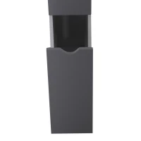 HOMCOM 54" Tall Bathroom Linen Tower, Freestanding Storage Cabinet with 2-Tier Shelf and Drawers, White(m-7)