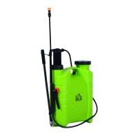 HomCom 4-Gallon Manual Hand Pump Small Garden Lawn Sprayer Backpack - Green(m-4)