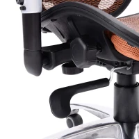 HomCom Mesh Ergonomic Home Office Desktop Computer Chair - Orange(m-10)