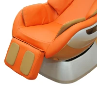 HomCom Electric Full Body Shiatsu Massage Chair - Orange(m-5)