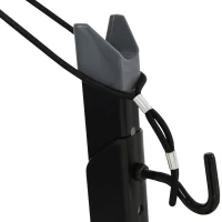 Soozier Adjustable Bike Storage Rack Stand Vertical Dual-Use Metal Frame - Black(m-6)