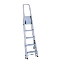 HomCom 5-Step Folding Aluminum Step Stool Ladder(m-7)