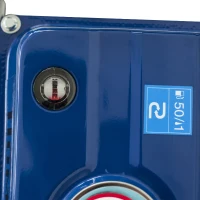 HomCom 2HP 750 Watt 2-Stroke Gas Powered Portable Generator - Blue(m-7)