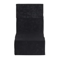 HomCom Fold Down Chair Flip Out Chair - Black(m-4)