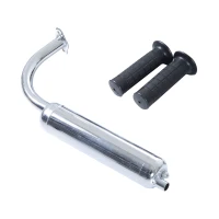 Aosom 60cc 2 Stroke Gas Engine Motor Kit for 26" or 28" Bicycle - Silver(m-6)