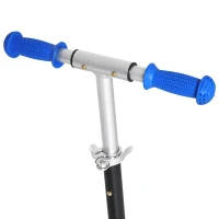 Qaba Balance Scooter for Kids with Soccer Ball Tires - Blue and Black(m-10)