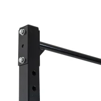 Soozier Adjustable Upper Body Strength Training Power Rack Exercise Stand - Black(m-7)