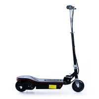 Aosom Black High-Powered 120W Motorized Kids Folding Electric Scooter with LED Lights(m-3)