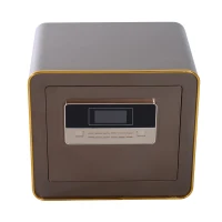 HomCom 16” x 12” x 14” LCD Digital Security Storage Safe Box - Brown(m-5)